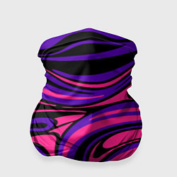 Бандана-труба Кислотные абстрактные линии, цвет: 3D-принт