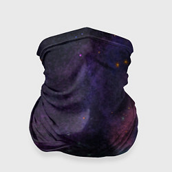 Бандана-труба Горный пейзаж со звёздным небом и северным сиянием, цвет: 3D-принт