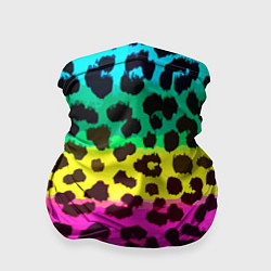Бандана-труба Leopard Pattern Neon, цвет: 3D-принт