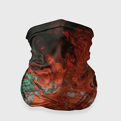 Бандана-труба Размытые краски цветная абстракция, цвет: 3D-принт