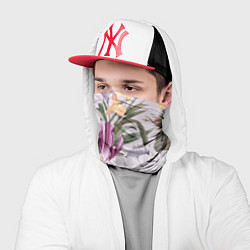 Бандана-труба Цветы Романтический Букет, цвет: 3D-принт — фото 2