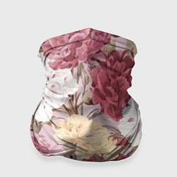 Бандана-труба Цветы Восхитительный Летний Букет Пион, цвет: 3D-принт