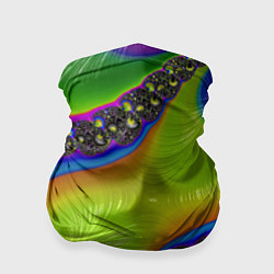 Бандана-труба Кислотный фрактал Абстракция, цвет: 3D-принт