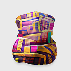 Бандана-труба Африканские яркие мотивы, цвет: 3D-принт