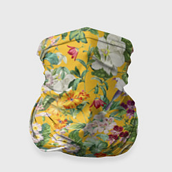Бандана-труба Цветы Солнечное Лето, цвет: 3D-принт