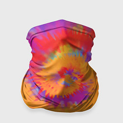 Бандана-труба Тай дай в радуге, цвет: 3D-принт