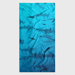 Бандана-труба Акулы - океан, цвет: 3D-принт — фото 2