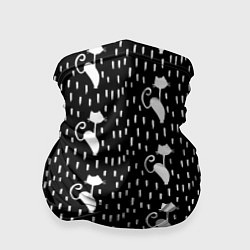 Бандана-труба Кошки Под Дождём, цвет: 3D-принт