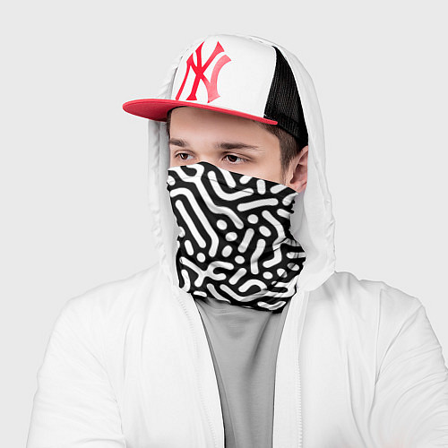 Бандана Лабиринт - паттерн / 3D-принт – фото 2