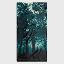 Бандана-труба Тёмный лес на закате, цвет: 3D-принт — фото 2