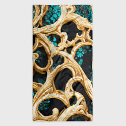 Бандана-труба Золотые ветви, цвет: 3D-принт — фото 2