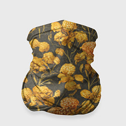 Бандана-труба Цветы в викторианском стиле, цвет: 3D-принт
