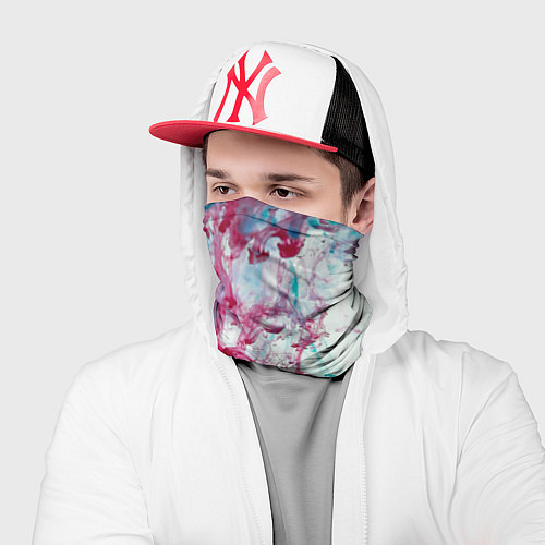 Бандана Абстрактный красочный дым / 3D-принт – фото 2