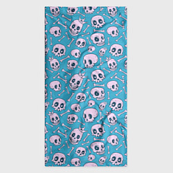 Бандана-труба Весёлый череп с короной, цвет: 3D-принт — фото 2