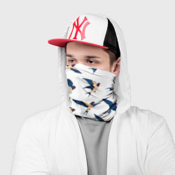 Бандана-труба Ласточки парят в небе, цвет: 3D-принт — фото 2