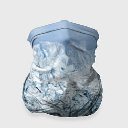 Бандана-труба Ледяные горы со снегом, цвет: 3D-принт