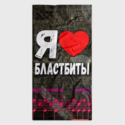 Бандана-труба Я люблю бластбиты, цвет: 3D-принт — фото 2