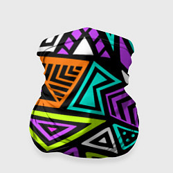 Бандана-труба Abstract geometric shapes, цвет: 3D-принт