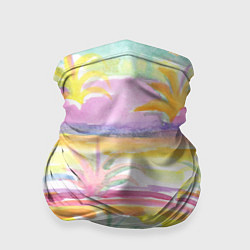 Бандана-труба Капли солнечного света абстракция, цвет: 3D-принт