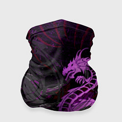 Бандана Неоновый дракон purple dragon