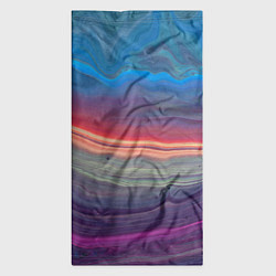 Бандана-труба Цветной переливающийся абстрактный песок, цвет: 3D-принт — фото 2