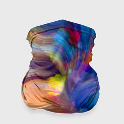 Бандана-труба Неоновое перо, цвет: 3D-принт