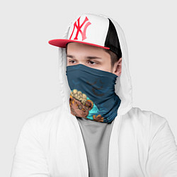 Бандана-труба Мишаня на тыкве, цвет: 3D-принт — фото 2