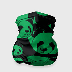 Бандана Panda green pattern
