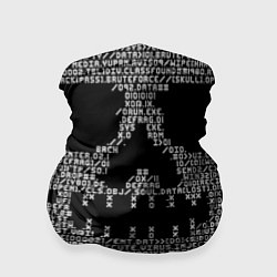 Бандана Hacked skull