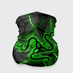 Бандана-труба Razer neon logo, цвет: 3D-принт