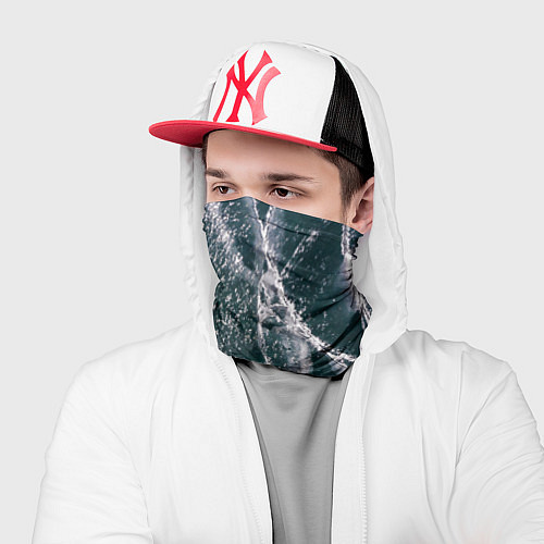 Бандана Ледяные трещины на замерзшем море / 3D-принт – фото 2