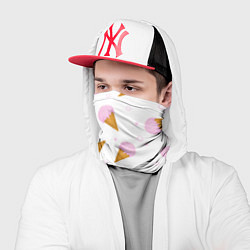 Бандана-труба Мороженое в жаркий день, цвет: 3D-принт — фото 2