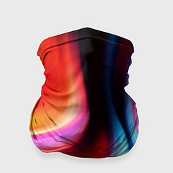 Бандана-труба Радужные волны, цвет: 3D-принт