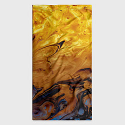 Бандана-труба Абстрактное жидкое золото, цвет: 3D-принт — фото 2
