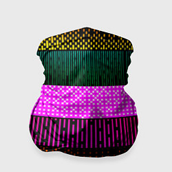 Бандана-труба Patterned stripes, цвет: 3D-принт