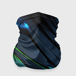Бандана-труба Разломленные плиты со светом, цвет: 3D-принт
