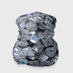 Бандана-труба Россыпь бриллиантов, цвет: 3D-принт