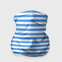 Бандана-труба Тельняшка васильковая ВДВ, цвет: 3D-принт