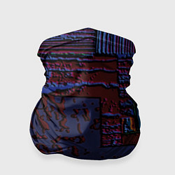 Бандана-труба Рельеф плит, цвет: 3D-принт
