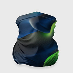 Бандана-труба Плиты и неоновое свечение, цвет: 3D-принт