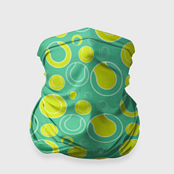 Бандана-труба Теннисные мячики, цвет: 3D-принт