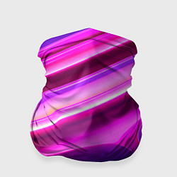 Бандана-труба Неоновые объемные полосы, цвет: 3D-принт