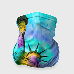 Бандана-труба Тай дай статуя свободы, цвет: 3D-принт