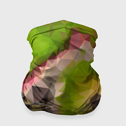 Бандана-труба Green brown pattern, цвет: 3D-принт