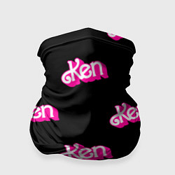 Бандана-труба Логотип Кен - патерн, цвет: 3D-принт