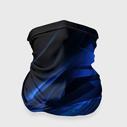 Бандана-труба Black blue texture, цвет: 3D-принт