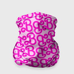 Бандана-труба Логотип Барби - буква B, цвет: 3D-принт