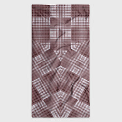 Бандана-труба В коричневых тонах геометрический узор, цвет: 3D-принт — фото 2