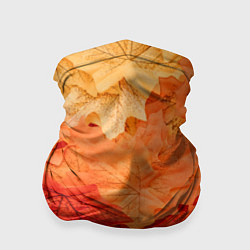 Бандана-труба Текстура упавших осенних листьев, цвет: 3D-принт