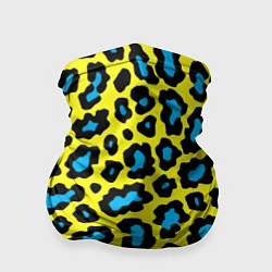 Бандана-труба Кислотный леопард паттерн, цвет: 3D-принт